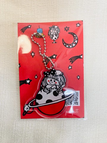 Saturn Parfait 醬 壓克力鑰匙圈