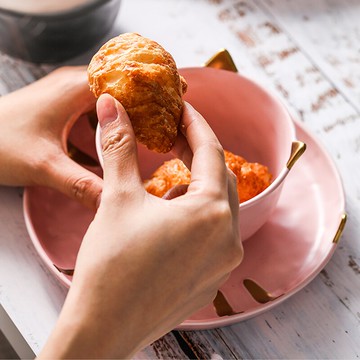 日式創意家用陶瓷盤子卡通菜盤西餐個性可愛貓咪飯碗簡約圓形餐盤