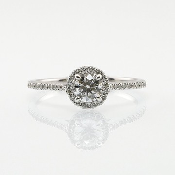 IGI-0.35克拉培育鑽石戒指