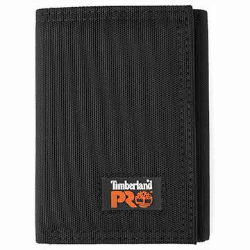 Timberland - 尼龍三折運動錢包(黑色)