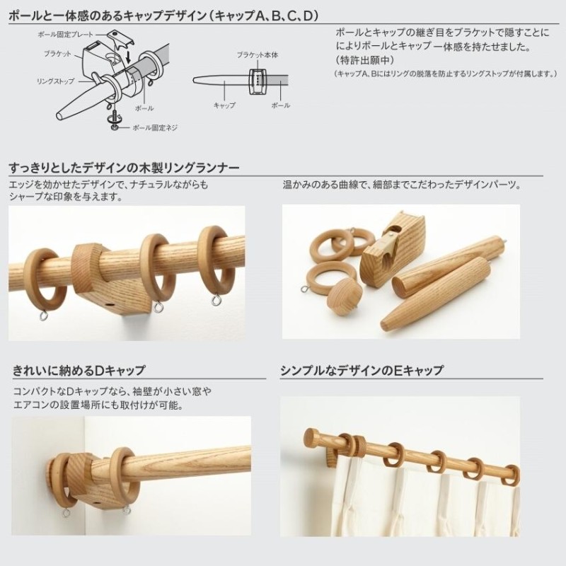 TOSO（トーソー） カーテンレール ノルディ25 ネクスティダブル正面付