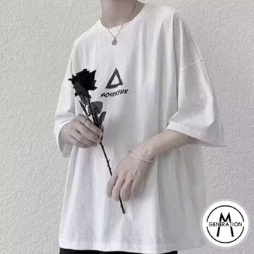 【M世代】短袖t恤 大尺碼T恤寬鬆上衣 短袖 男女情侶衣 寬版上衣短T 上衣短袖 情侶裝 男裝男生衣服AT0T048