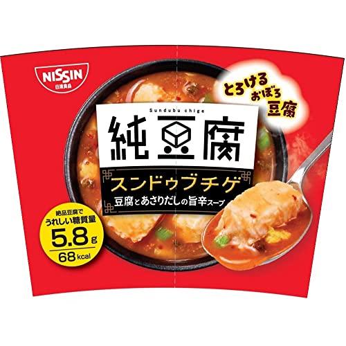 日清食品 とろけるおぼろ豆腐 純豆腐 スンドゥブチゲスープ 17g×6個