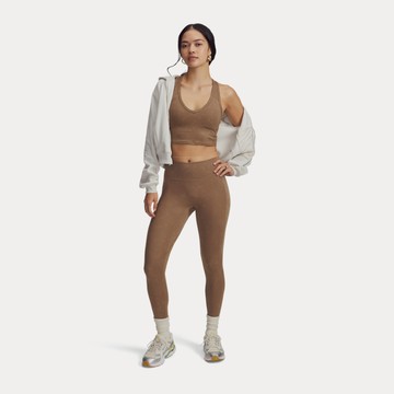 UA 女 Meridian Suede Effect 緊身九分褲-人氣新品