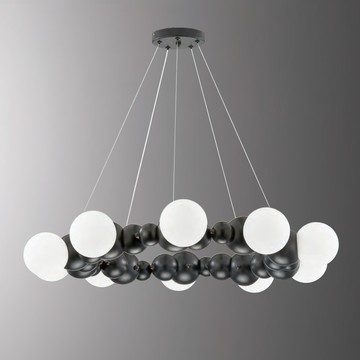 白玉球球造型吊燈 F85-09-K1642