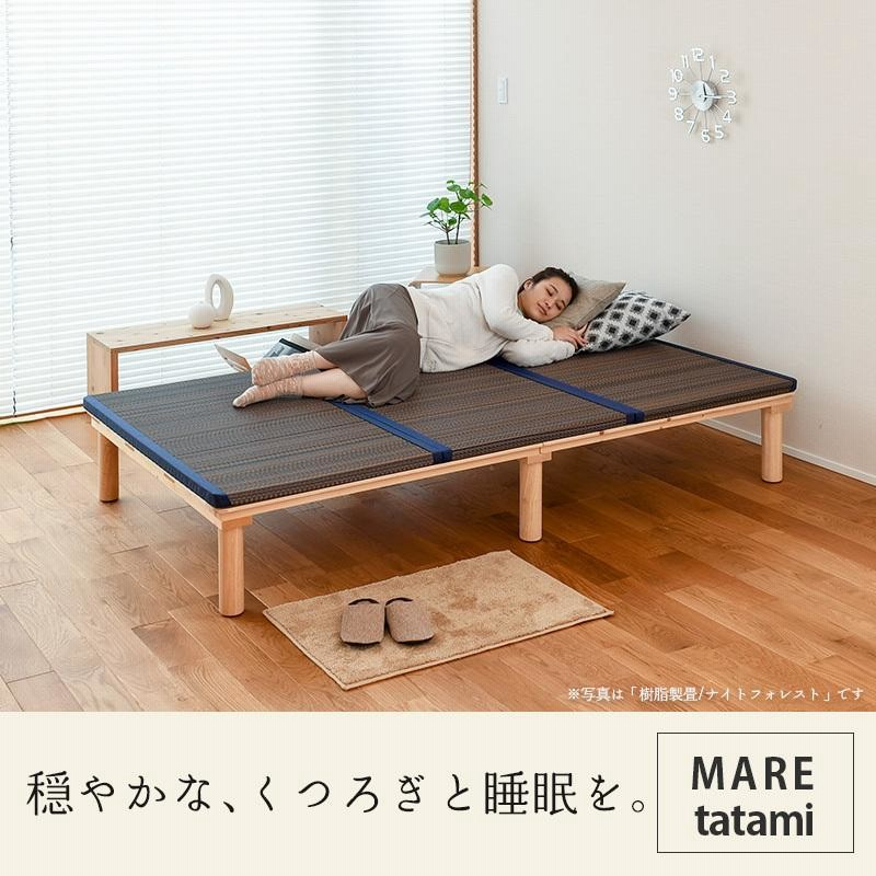 畳ベッド セミダブル ロング 210cm 畳 ベッド フレーム 小上がり 日本製 国産 ヘッドレス 丸脚 布団 リビング おすすめ コモド 選べる畳  フレスカ畳床 : 52242xx140 : 工場直販タタミのkouhin - 通販 - Yahoo!ショッピング