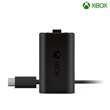 【Microsoft 微軟】原廠同步充電套件（XBOX充電式電池x1、USB-C傳輸充電線2.7m）台灣公司貨_廠商直送