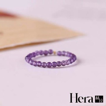 【HERA 赫拉】輕奢紫水晶極細戒指 H114112405