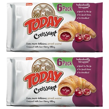 土耳其 TODAY 可頌麵包 櫻桃味 270g 獨立包裝 方便攜帶 口感豐富  2包