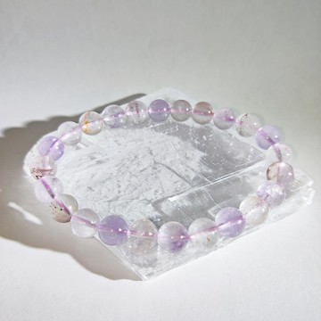 【訂製品】 超級七 三輪骨幹 巴西 5-14mm  手串 天然水晶 超七