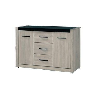 唯熙傢俱-蘿拉鋼刷灰4尺餐櫃