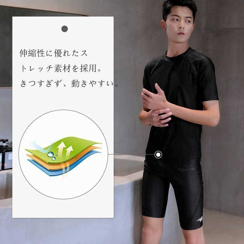 Llwaav ラッシュガード メンズ 水着 上下セット 競泳水着 海水パンツ 上着 サーフィンパンツ ゴーグル 水泳帽 ノ 通販 Lineポイント最大get Lineショッピング