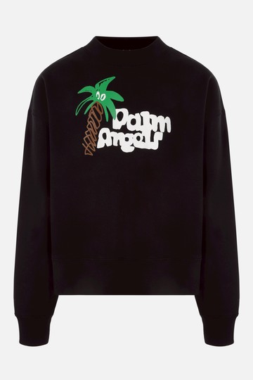 PALM ANGELS Sketchy jersey sweatshirt Man