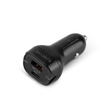 現貨車充 車用充電器 38w雙孔急速車充 汽車車充 usb+type-c 車用 充電器 興雲網購