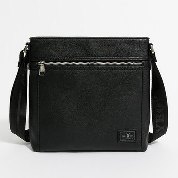 PLAYBOY - 下沉式斜背包 Matte Black系列 - 黑色