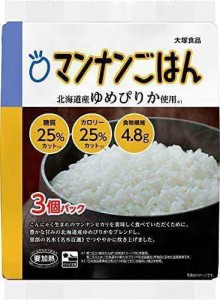 大塚食品 マンナンごはん 160g×3個パック ×8袋