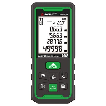 測距儀 深達威綠光測距儀激光量房儀高精度電子尺室內戶外手持距離測量儀