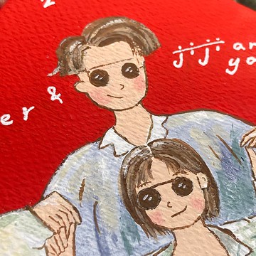 客製化  春聯似顏繪 2024