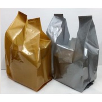 金色背心袋50入 1斤 2斤 3斤 4斤 5斤 塑膠袋 提袋 飲料提袋 手提塑膠袋 市場背心袋 塑膠提袋 小吃袋 垃圾袋