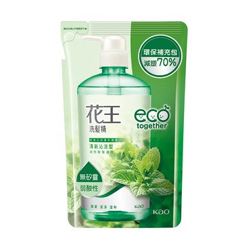 花王洗髮精-清新沁涼 補充包550ml