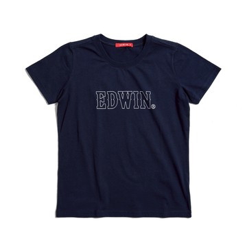 EDWIN｜女裝｜3M反光印花短袖T恤