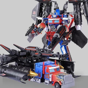 玩具天火擎天柱柯博文 大黃蜂汽車 機器人恐龍 鋼索合金版模型