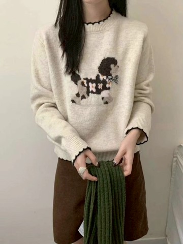 柔軟舒適親膚 ・ 女孩系冬日療癒感針織上衣