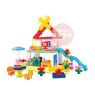 ANPANMAN 麵包超人-打造麵包工廠和大房子吧！麵包超人積木樂趣桶(2歲以上)