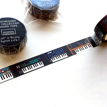 【紙膠帶】合成器・圓點系列 紙膠帶01