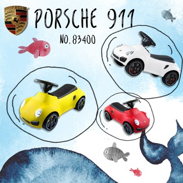 【瑪琍歐玩具】Porsche 911 原廠授權 滑步車/83400 (紅、黃、白)