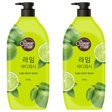 Shower Mate 微風如沐果香沐浴乳 沁萊姆 大容量  1.2kg  2瓶