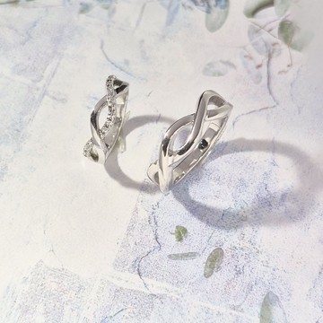 【比法一生】純銀情侶對戒—交織 純銀925手作飾品