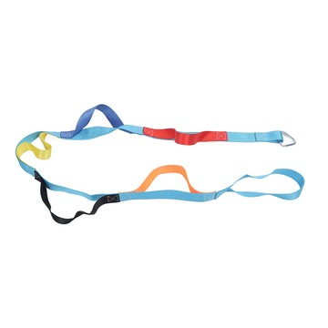 [waroom01] 6.56 英尺兒童攀爬繩梯 6 節彩色織帶戶外樹屋