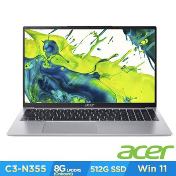 Acer 宏碁 Aspire Lite AL17-31P-363V 17.3吋筆電(C3-N355/8GB/512GB/Win11)