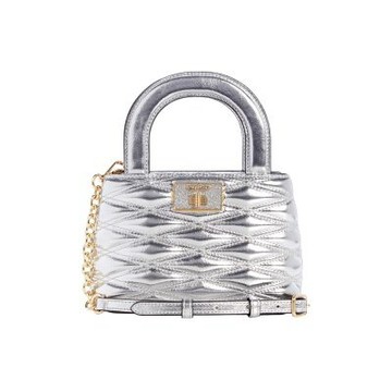 絕版品 NINE WEST AVIVA 絎縫手提斜背包 - 銀色