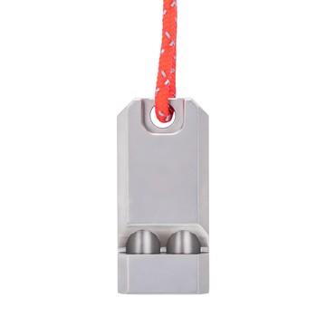 TEMPEST 純鈦求生口哨 E款 高頻響亮 輕巧堅固 戶外求生必備  1個  鈦本色