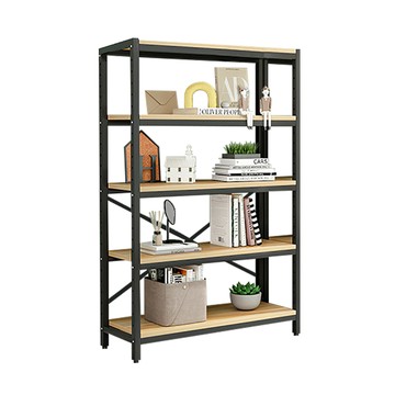 【慢慢家居】層高任意調-4尺超耐重五層落地型置物架電器架(W120xD40xH182cm)五層-任意調