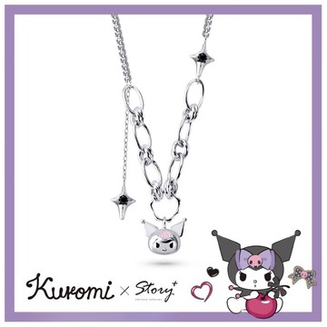 庫洛米酷洛米造型項鏈Kuromi World送閨蜜女友童趣可愛小眾鎖骨鏈 z7301