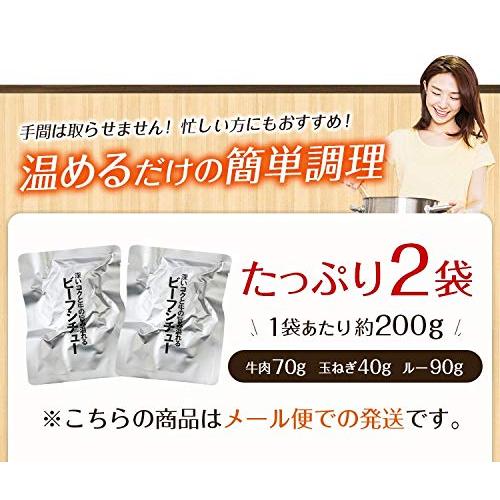 うまみ堂 味が選べるビーフシチュー 200g×2パック 辛口 定番 (辛口 2袋セット) [メール便]