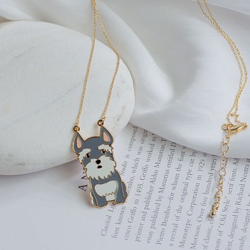 雪納瑞 長項鍊 狗狗 梗犬