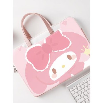 適用聯想14筆記本庫洛米斜挎單肩15.4pro防震內膽包女蘋果16.1英寸好看手提melody電腦保護套macbookair13.3