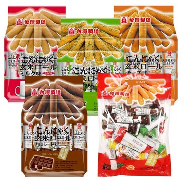 #悠西將# 台灣 北田 蒟蒻糙米捲 糙米捲 蒟蒻捲 蛋黃捲 海苔捲 牛奶捲 多種口味 玉米棒 穀物捲 穀物棒