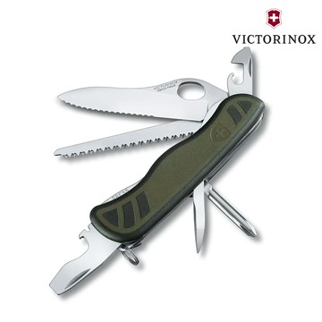 VICTORINOX Official Swiss Soldier's Knife 08瑞士刀0.8461.MWCH 軍綠 (10功能) 盒裝 / 瑞士維氏 隨身刀 口袋刀 軍刀 多功能 登山露營