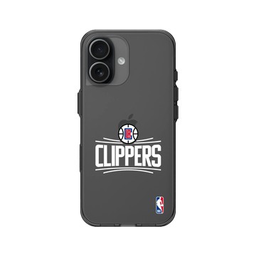 iPhone 17 Clear (相機按鈕) 酷墨灰 - NBA - Logo-洛杉磯快艇 L.A. Clippers - Light