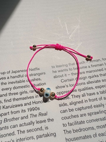 【熱賣】眼睛創意可愛 陶瓷 14k 手繩 Y2K