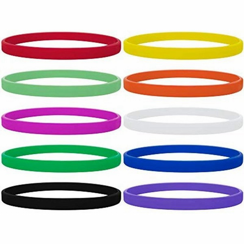 Gogo 100個の薄いシリコーンリストバンド ゴム製ブレスレット パーティーの好意 色込 通販 Lineポイント最大0 5 Get Lineショッピング