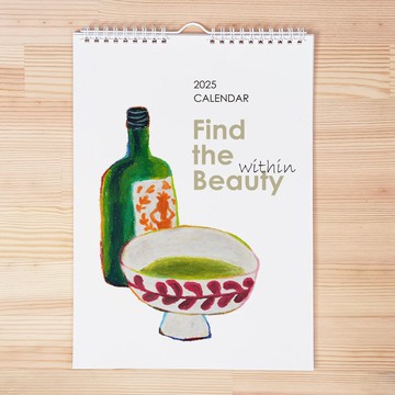 2025月曆/簡約A4小日子生活感月曆/可客製日期註記