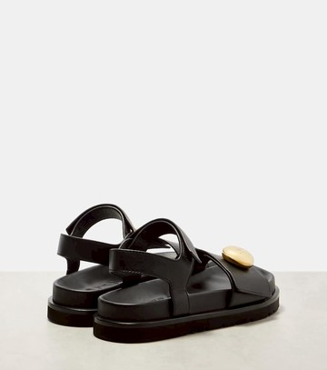 Loewe Pebble leather sandals