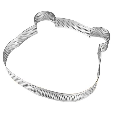 AHA 一法 6吋動物塔圈-小熊 126x126x20mm  1個