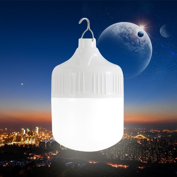 LED充電露營燈 80W 露營燈  帳篷燈 掛燈 露營照明燈 掛燈 球燈 LED燈【EG536】99750走走去旅行
